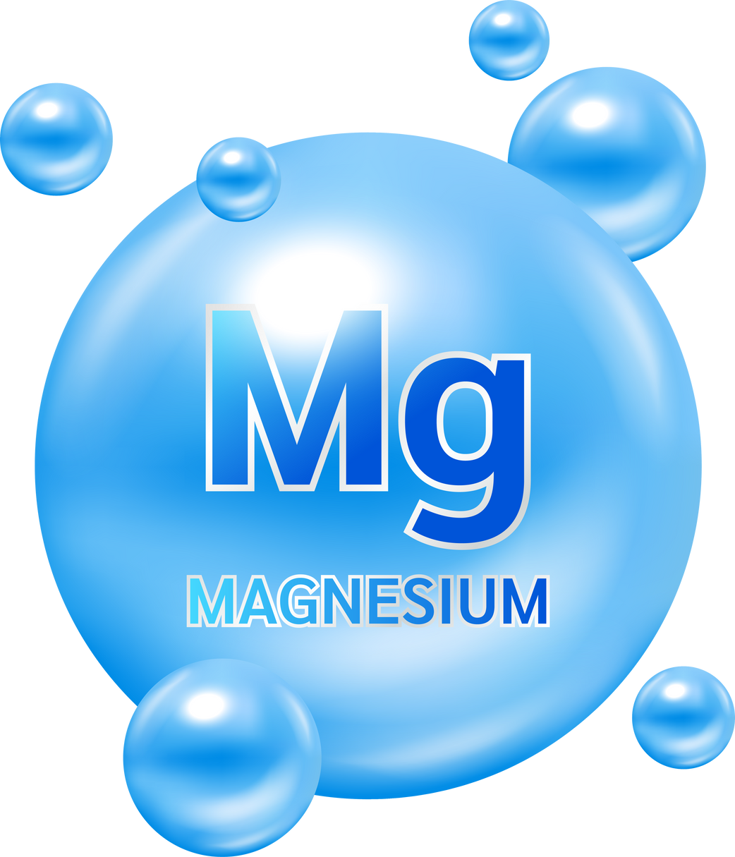 Icon 3D. Minerals Magnesium and Vitamin for health. Medical and dietary supplement health care concept.